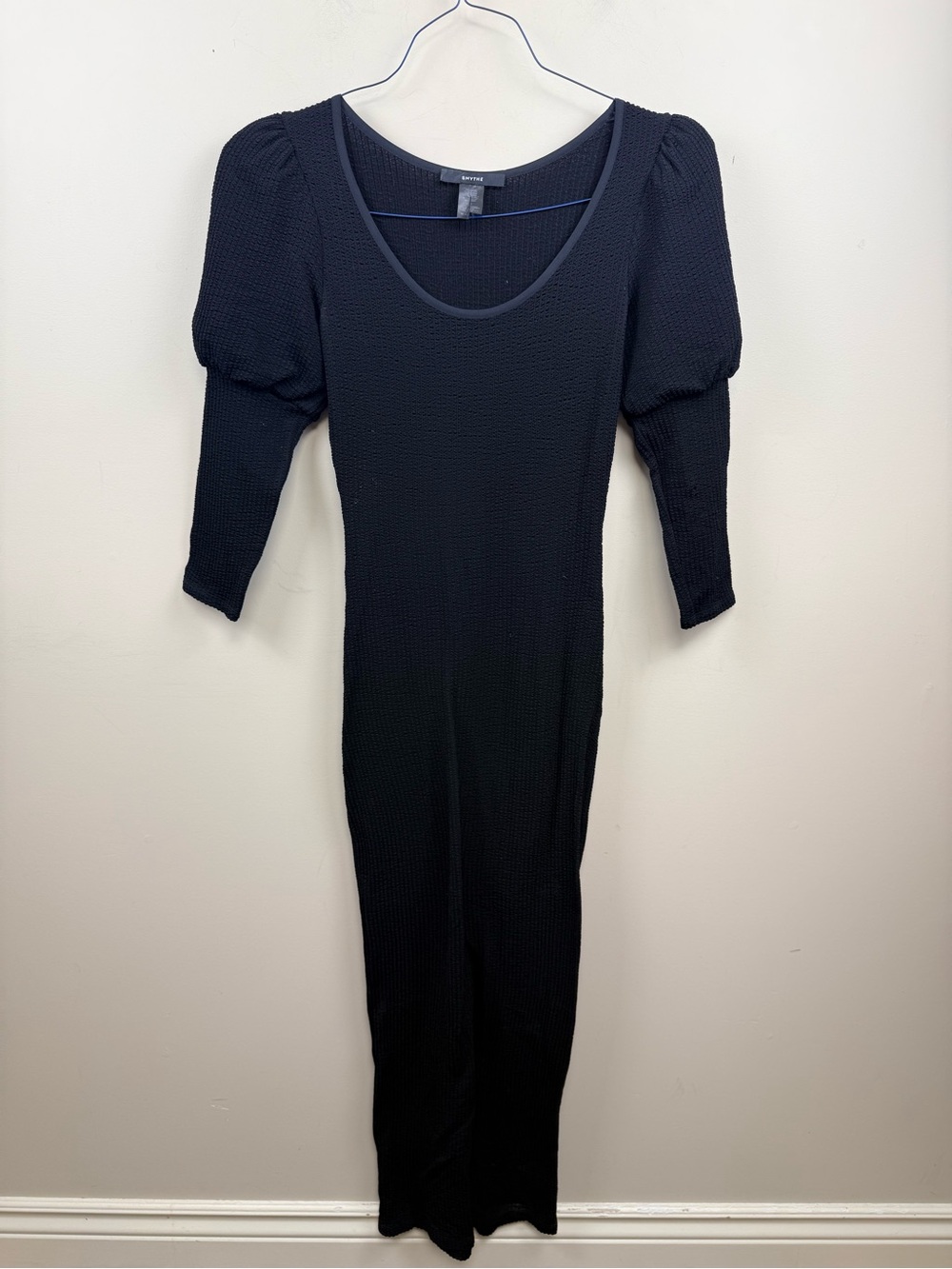 SMYTHE made in Canada scoop neck black bodycon small